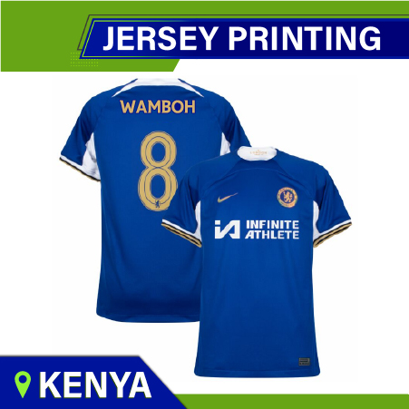 Jerseys Printing Services in Kenya. Football Jersey with your name