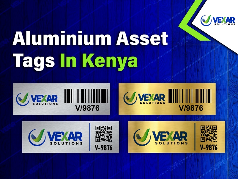 tamper proof Asset tags in Kenya aluminium asset tag labels with barcodes