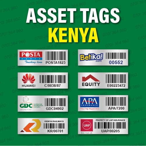aluminium asset tags in Kenya