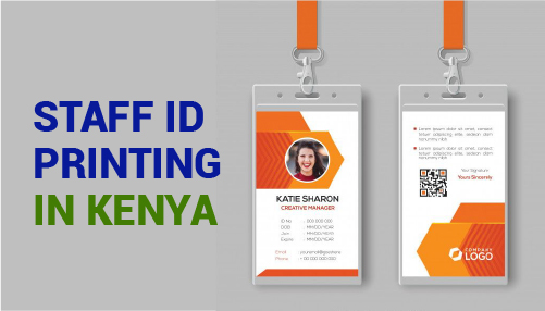 Creative Staff ID Cards Designs with your logo in Kenya