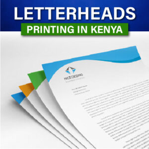 Letterhead Digital Printing and design in Kenya