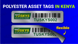 POLYESTER ASSET TAGS STICKERS BRANDING IN KENYA, WATERPROOF POLYESTWE ASSET TAGS. Custom Aluminium Asset Tags in Kenya. Polyester Asset Tag Labels Kenya