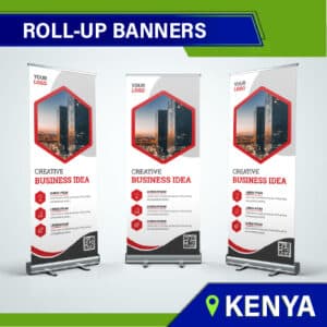 Roll-Up Banners and POP-UP Banners Printing in Kenya. Printing and Branding Company Kenya