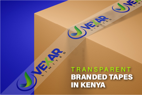 transparent branded packing tapes in Kenya