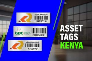 Asset Tagging Company in Kenya Producing Aluminium Asset Tags with acetone activated adhesive. acetone activated asset tags Kenya