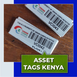 Asset Tags Printing and Branding in Kenya, Barcode Asset Tagging Company