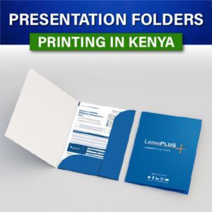 Company Presentation Folder Printing and design in Kenya