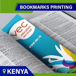 Custom Laminated Bookmarks printing and design services in Nairobi Kenya