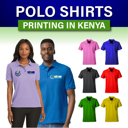 Polo Shirts Printing and Branding in Nairobi Kenya