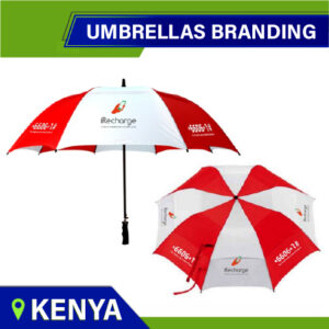 Quality Umbrellas Printing and Branding with your logo in Nairobi Kenya