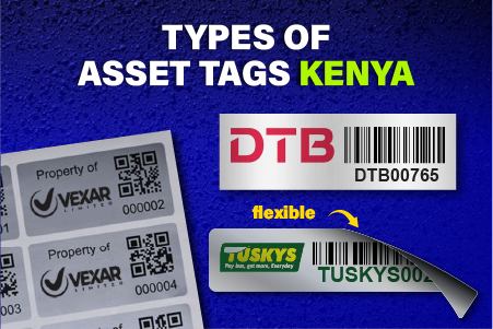Aluminium Barcode Asset Tags Printing in Kenya