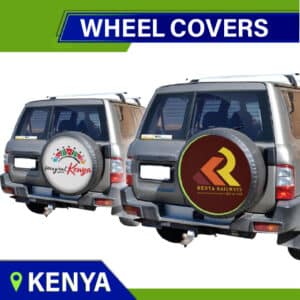Wheel Covers Branding and Printing fro all vehicles in Kenya. Printing and Branding Company Kenya