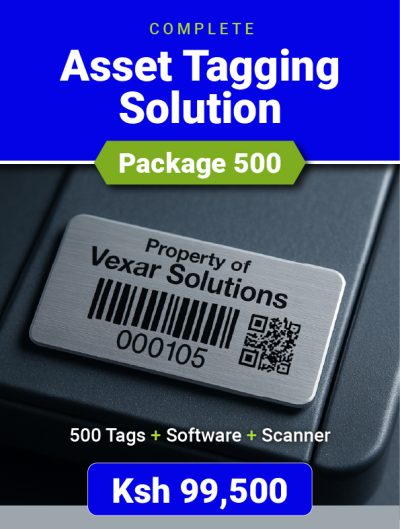 Asset tagging solution price KES 99,500 for 500 asset tags asset tags price in Kenya