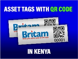ALUMINIUM ASSET TAGS BRANDING IN KENYA QR CODE ASSET TAGS LABELS