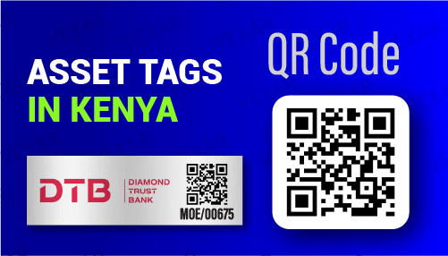 Fixed Asset Tags Aluminium QR code asset tagging QR Code Asset Tags in Kenya