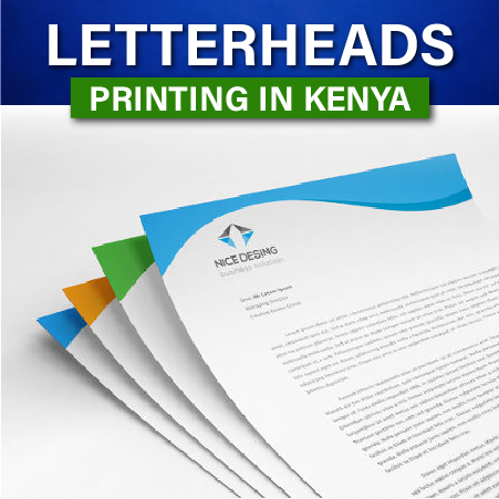 Letterhead Digital Printing and design in Kenya Printing and branding company in Kenya Asset Tagging in Kenya