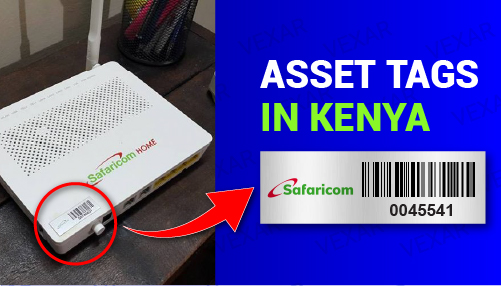 anodized aluminium asset tags with acetone activated adhesive in Kenya
