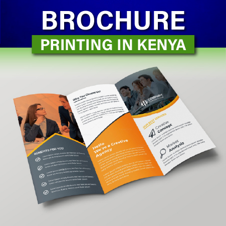 Tri-Fold brochures printing in Nairobi, Print trifold flyers in