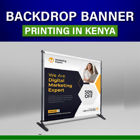 Custom Backdrop Banner printing in Nairobi Kenya