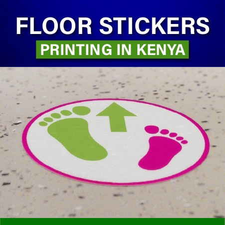 Floor Stickers Printing In Nairobi Kenya Printing Branding Kenya