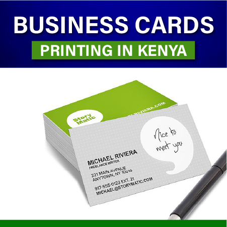 Gloss Matte Laminated Business Cards in Kenya