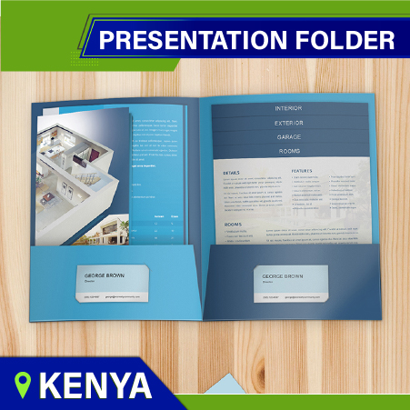 Presentation Document Folder Printing and design in Kenya