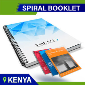 Spiral Notebooks and Booklets printing in Kenya