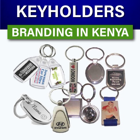 Metallic Plastic wooden Keyholders printing and branding in Nairobi Kenya