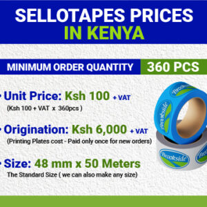 Sellotapes Printing Price in Kenya, Branded tapes pricing, Packing Cello tape Cost in Nairobi - Kenya